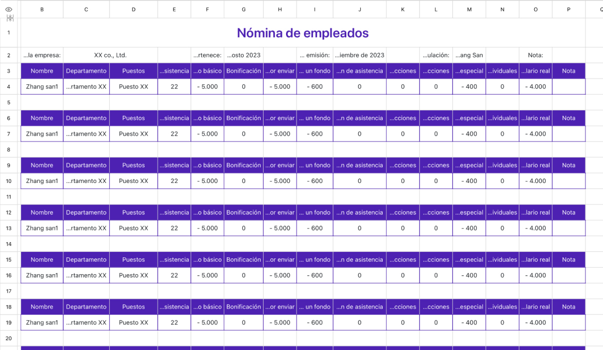 Nómina de empleados1